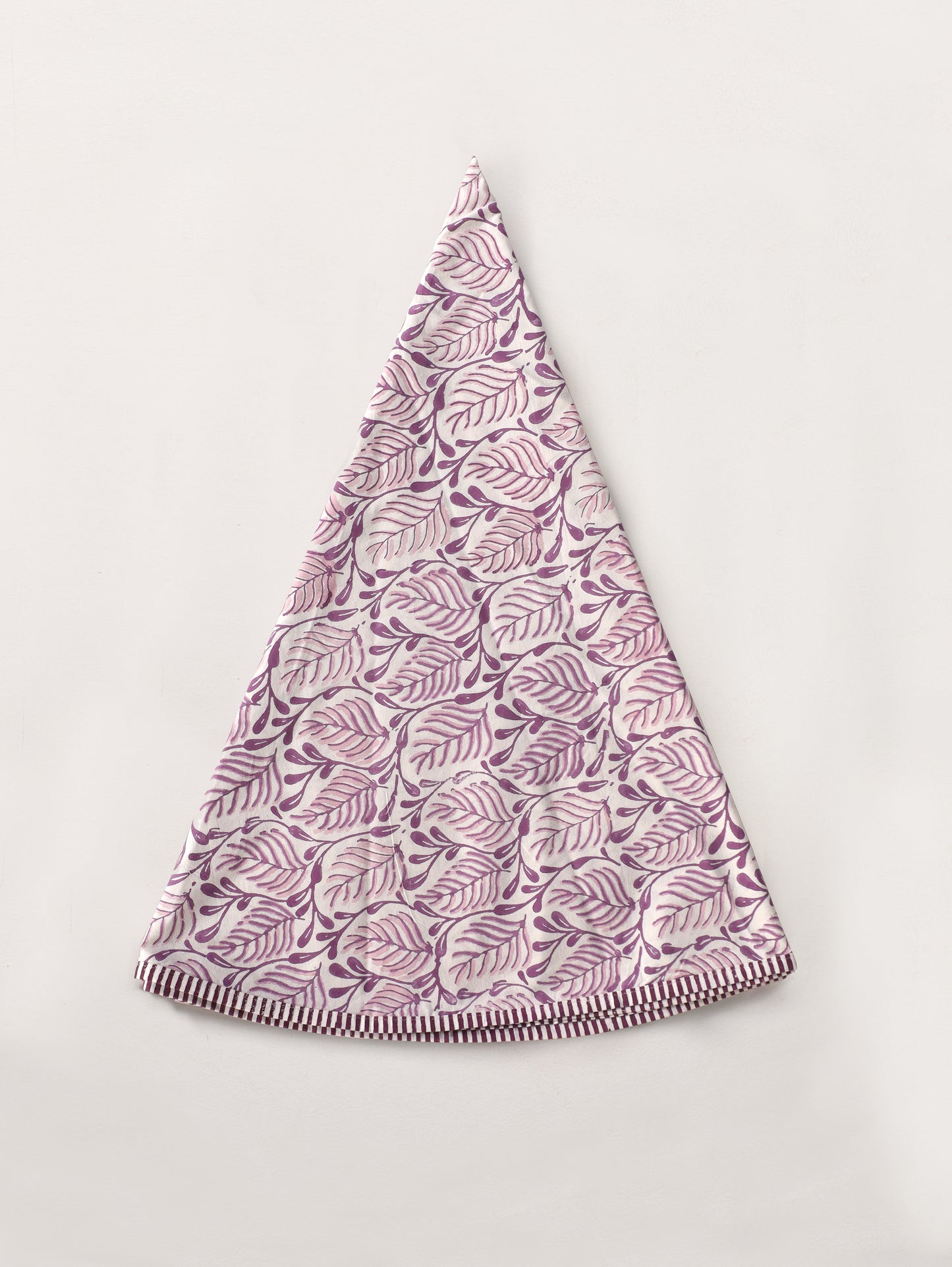 Lilac and pink 2 colour matching motif round table cover